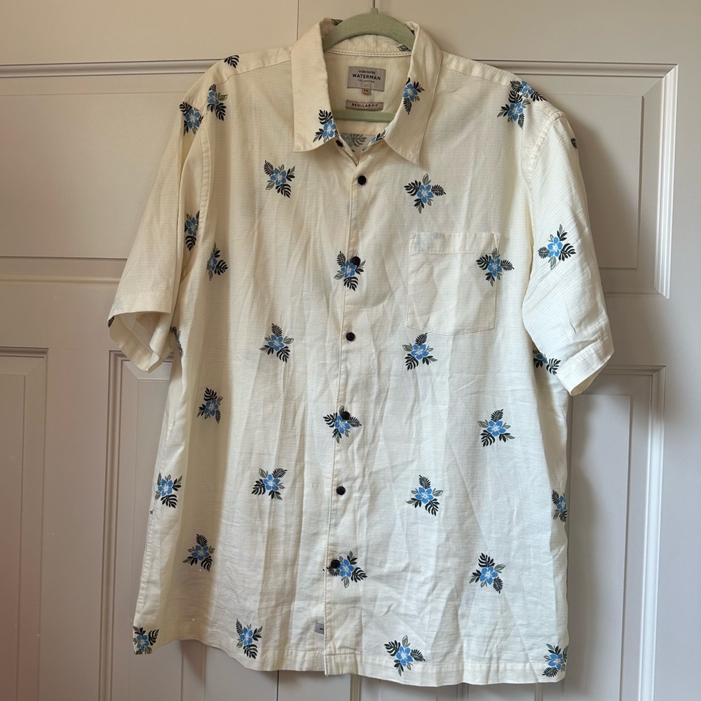 Quiksilver Waterman Men's Short-Sleeve Shirt XXL